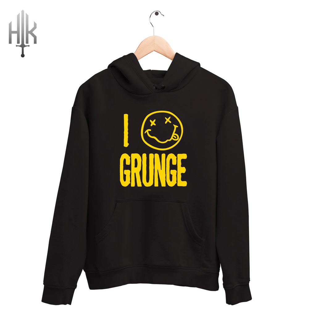 เสื้อฮู้ด I Love Grunge Nirvana