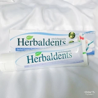 Herbaldents(เฮอร์เบิลเดนท์) ยาสีฟันสมุนไพร ลดกลิ่นปาก ลดคราบหินปูน เหงือกและฟันแข็งแรง Herbal Dents