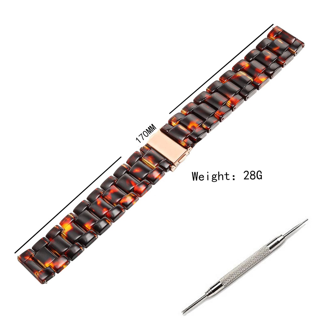 20mm 22mm สายนาฬิกาเรซิ่นใส สำหรับ Huawei Watch GT2 GT3 GT 2 3 2e GT2 Pro - รูปที่ 5