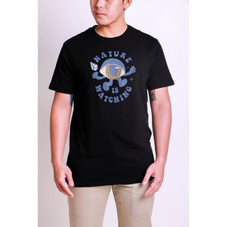 VOLCOM เสื้อยืด BLK VAF512009 APAC WATCHER SS TEE SP20 -BLK