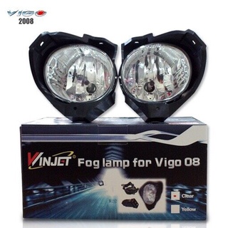 Winjet โคมไฟสปอร์ตไลท์ toyota vigo 2008-2011 (clear)