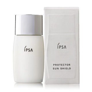 IPSA Protector Sun Shield SPF50+ PA++++ 30ml.เนื้อครีมบางเบา ไม่เหนียวเหนอะหนะ เหมาะสำหรับกิจกรรมกลางแจ้ง กันน้ำ