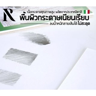 Renaissance A3 A4 กระดาษ 100 ปอนด์ เรนาซองซ์ 200g. สมุดวาดเขียน วาดรูป 15แผ่น/เล่ม Premium water color pad drawing paper