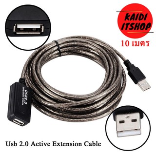 USB 2.0 Active Extension cable สายต่อยาว10m ขยายสัญญาณในตัว