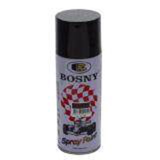 Bosny สีสเปรย์ อะครีลิก บอสนี่ สีดำด้าน #4