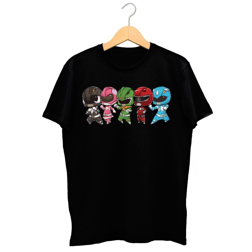 เสื้อยืด พิมพ์ลายกราฟิก POWER RANGERS ANIMATION SUPERHERO สําหรับผู้ชาย