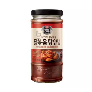 ซอสหมักไก่เกาหลีสูตรเผ็ด cj spicy sauce for braised chicken 닭볶음탕양념 290g