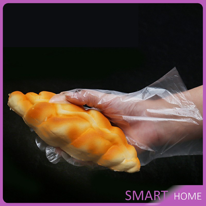 ถุงมือพลาสติก ถุงมือแบบใส  แบบใช้ครั้งเดียวทิ้ง PE disposable gloves ราคา ถูกที่สุด ดีลบีเคเค แกลเลอรีภาพที่ 6