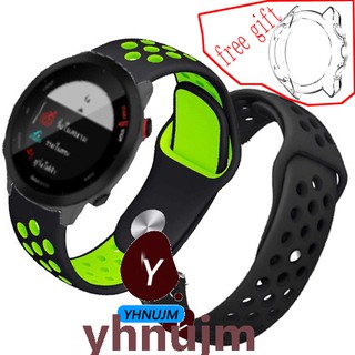 เคส garminforerunner 55 เคส สายนาฬิกาข้อมือซิลิโคนสําหรับ garmin Forerunner 55 watch band