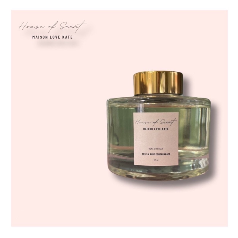 MAISON LOVE KATE - ROSE AND RUBY HOME DIFFUSER