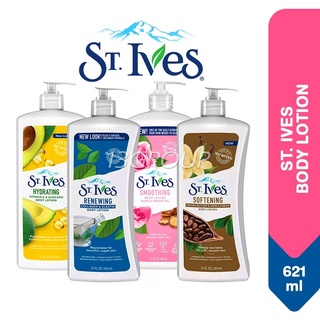 โลชั่น St.ives body lotion ขนาด 621ml. 100% natural ธรรมชาติ 100% บำรุงล้ำลึก