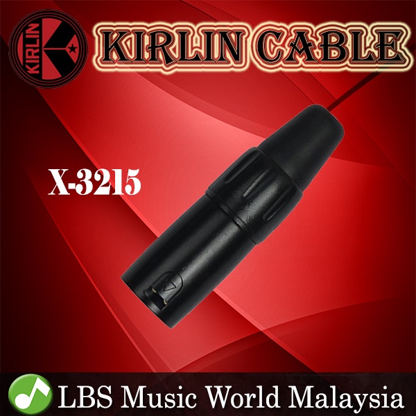 Kirlin X-3215 XLR ขั้วต่อไมโครโฟนไมโครโฟนไมโครโฟนตัวผู้เดี่ยว