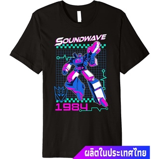 ผู้ชายและผู้หญิง Transformers Soundwave 1984 Premium T-Shirt top รุ่นคู่S-5XL