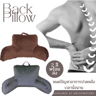 Abloom เบาะรองหลัง ทรงโอบกอบ ป้องกันอาการปวดเมื่อย ออฟฟิศซินโดรม Back Lumbar Pillow