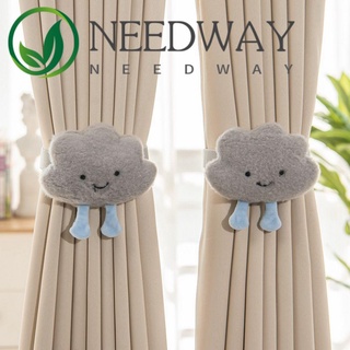 Needway สายรัดผ้าม่าน ลายการ์ตูนก้อนเมฆ ดาวทะเลน่ารัก สร้างสรรค์ สําหรับตกแต่งบ้าน