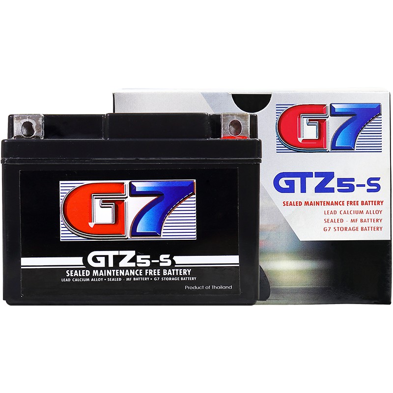 แบตเตอรี่มอเตอร์ไซด์ G7 GTZ5s 12V