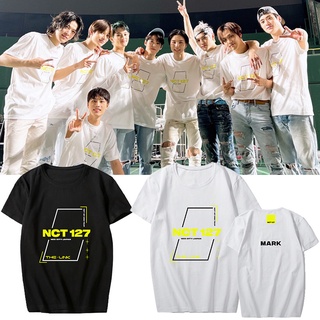 เสื้อยืดลําลอง แขนสั้น พิมพ์ลาย Kpop NCT 127 แฟชั่นฤดูร้อน สําหรับผู้ชาย และผู้หญิงS-5XL bt