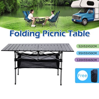 โต๊ะแคมป์ปิ้ง แบบพับได้พกพา อลูมิเนียม กลางแจ้ง ในร่ม Folding table แคมป์ปิ้งปิกนิก พกพาสะดวก