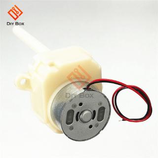 มอเตอร์ไมโคร DC 6V 12V เพลายาว กล่องเกียร์ลดช้า AS 8-16RPM สําหรับของเล่น งานอดิเรก DIY