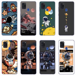 เคสโทรศัพท์ซิลิโคน TPU แบบนิ่ม สําหรับ Samsung Galaxy a21s a30 a30s A22