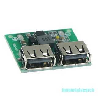 [IMMOR] 9V 12V 24V to 5V DC-DC Step Down Charger Power Module Dual USB Output Buck Board ELE