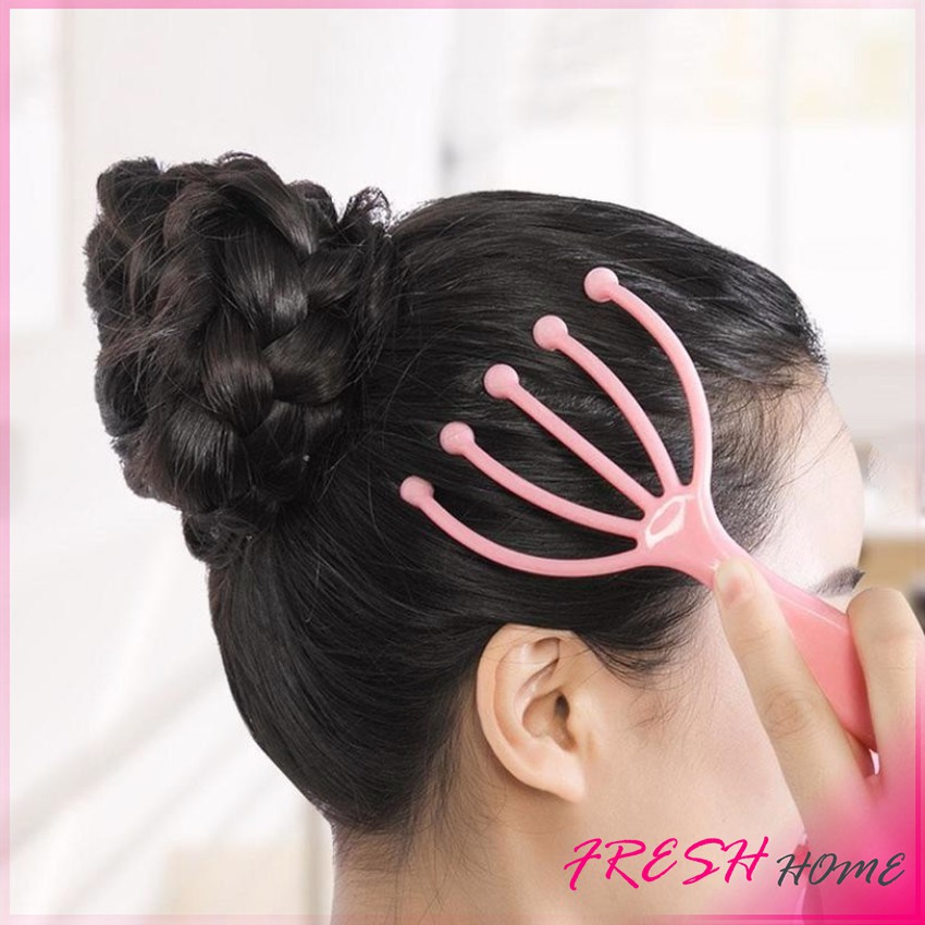 ไม้นวดศรีษะ ที่นวดศรีษะ ไม้นวดสปาเพิ่มความผ่อนคลาย Head massager