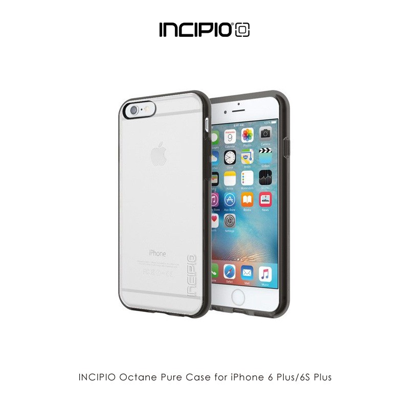 INCIPIO Octane Pure Case สําหรับ iPhone 6 Plus/6S Plus - สีดําใส