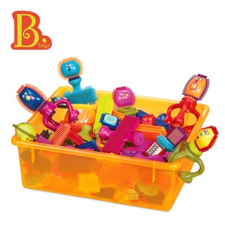 B. TOYS - BX1040Z - BRISTLE BLOCK SPINAROOS - ชุดตัวต่อรูปหน้าคนพร้อมกล่อง จำนวน 75 ชิ้น