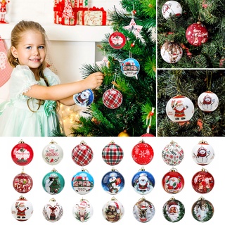 Christmas Ball Ornaments Xmas Tree Hanging Pendant Christmas Decorations for Home 2024 New Year Gift
