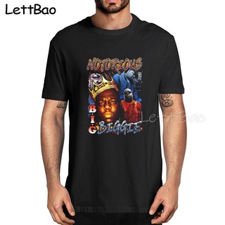 เสื้อยืดคอกลมเสื้อยืดลําลอง ผ้าฝ้าย 100% แขนสั้น พิมพ์ลาย Notorious Biggie Smalls Kendrick Lamar สไตล์ฮิปฮอป สําหรับผู้ช