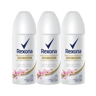 ถูกที่สุด✅  เรโซน่า ไวท์เทนนิ่ง เฟรช สเปรย์ ซากุระ ขนาด 70 มล. แพ็ค 3 กระป๋อง Rexona Spray White Sakura 70 ml x 3