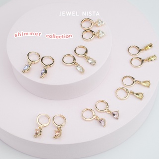 shimmer earrings collection ต่างหูพลอย