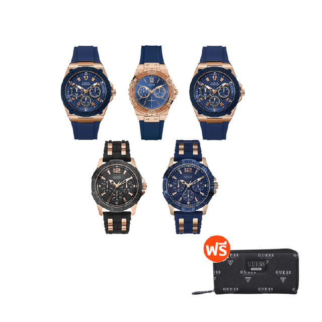 OUTLET WATCH นาฬิกา Guess OWG318 นาฬิกาข้อมือผู้หญิง ข้อมือผู้ชาย แบรนด์เนม ของแท้ Brandname Guess Watch รุ่น W1053L1