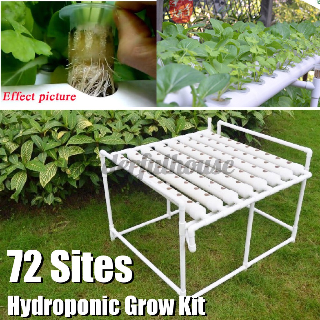 T1T Hydroponic Site Grow Kit 72 Sites Plant Deep Water Garden System