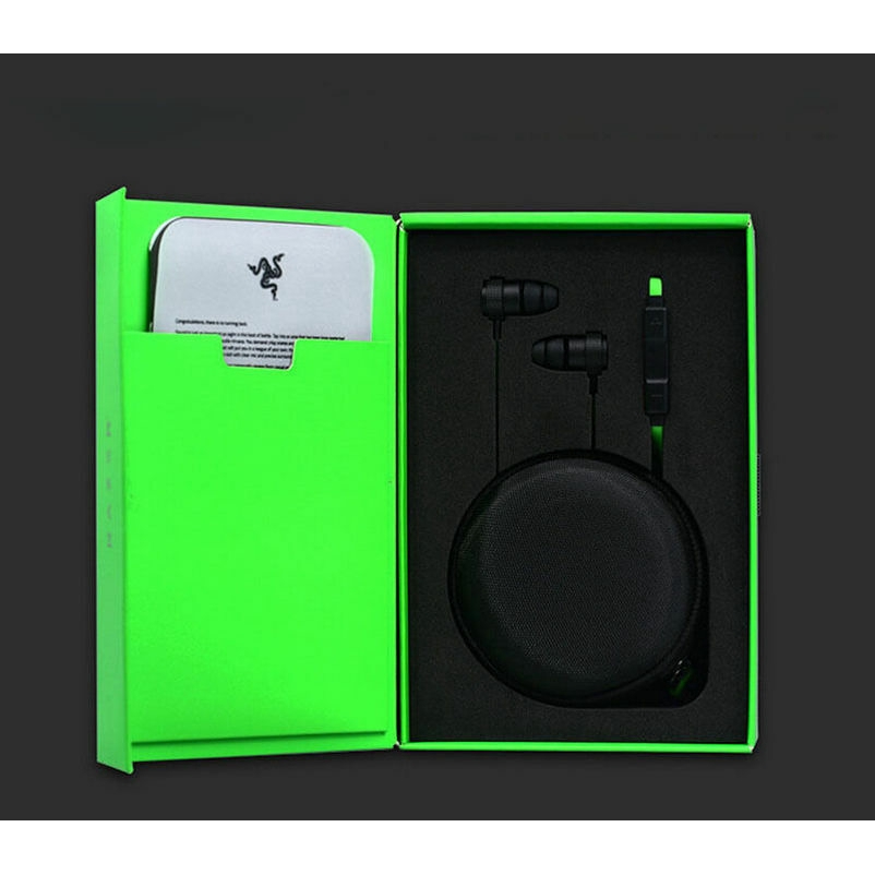 Razer Hammerhead Pro V2 Earphone 3.5mm Wired In Ear Gaming Headset With Mic (หูฟังเกมมิ่ง พร้อมกล่อง)