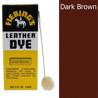 Fiebings Leather Dye สีย้อมหนัง Dark Brown