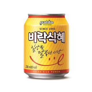 พร้อมส่ง 팔도 비락 식혜 น้ำข้าว(ชิกฮเย) PALDO Korean traditional rice drink 238ml