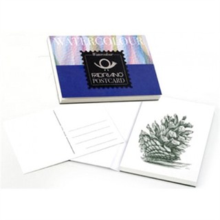 กระดาษวาดสีน้ำขนาดโปสการ์ด Watercolour Fabriano Postcard Pad