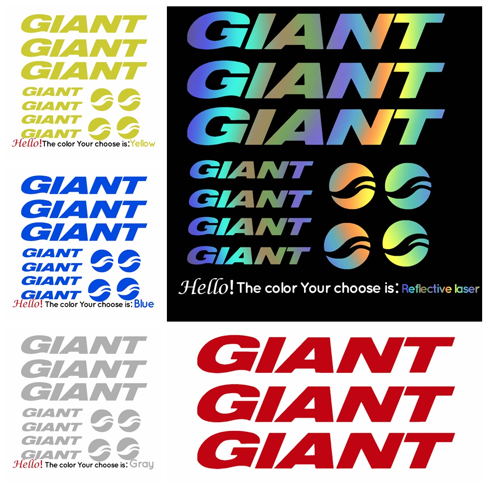 สติกเกอร์ตกแต่งจักรยานเสือภูเขา กันน้ํา ใช้งานได้ทั้ง Giant Road Bike และ Mtb
