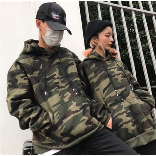 เสื้อฮู้ด เสื้อกันหนาวลายพราง