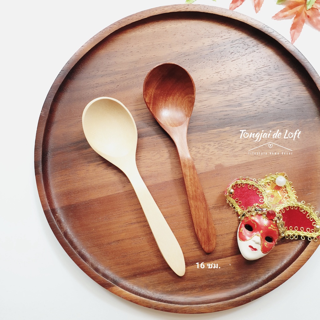 ช้อนไม้ ช้อนไม้สัก ช้อนไม้แดง spoon