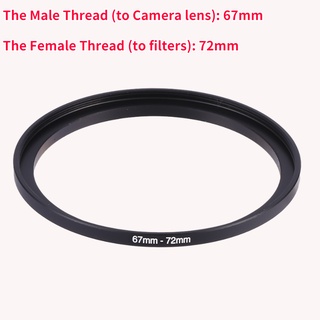 Lens Filter Ring Adapter อะแดปเตอร์เลนส์กล้อง 67-72 มม. 67 มม. To 72 มม. Dslr / Slr