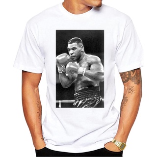 ราคาถูกเสื้อยืดcalเสื้อยืดแขนสั้นลําลอง ผ้าฝ้าย พิมพ์ลายโปสเตอร์ Mike Tyson สําหรับผู้ชาย AF123SD33927สามารถปรับแต่งได้S