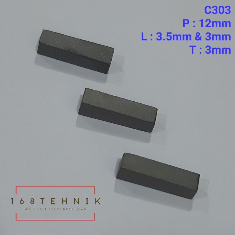 MATA WIDIA C303 / YG6 C303 / YG-6 C303 / Widia YG6 C303 ECER Bit / Widia Tungsten YG-6 C303 สิ่ว / ด