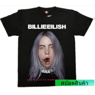 เสื้อยืดใหม่ [COD] เสื้อยืด billie eilish raptee hiphop เสื้อวง billieeilish COMING CLUB