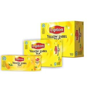 ชา lipton yellow label แพ้ค 25 ซอง