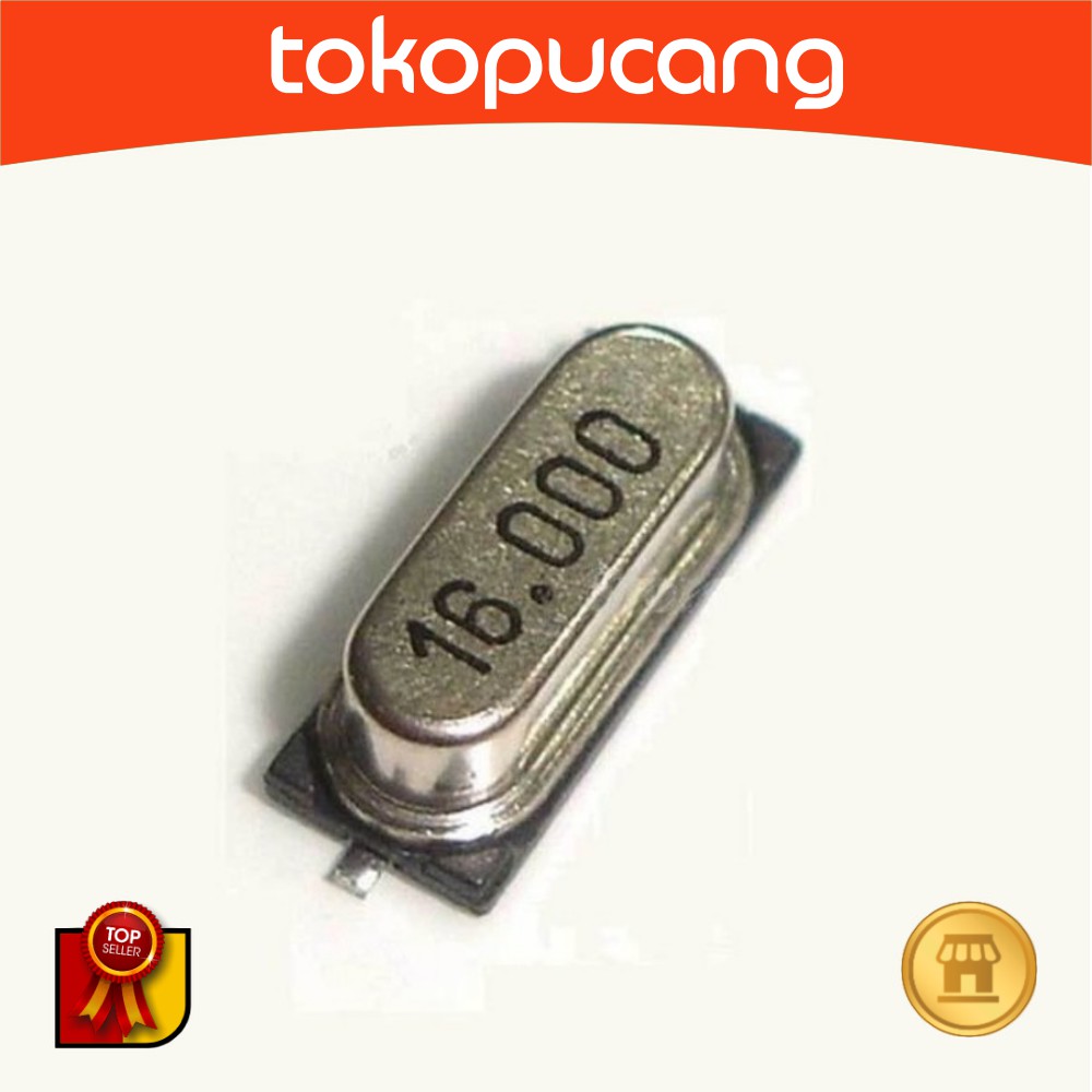 Crystal oscilator XTAL 16 Mhz smd hc-49s Crystal 16,000 mhz osciator