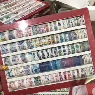 เทปตกแต่ง maskingtape เซต 100 ม้วน