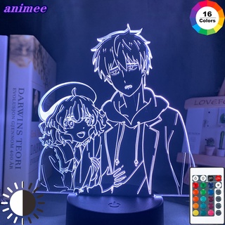 โคมไฟกลางคืน Led ลายการ์ตูนอนิเมะ Kotoko Kyokou Suiri Light Kuro+W*Y สําหรับตกแต่งห้องนอนเด็ก