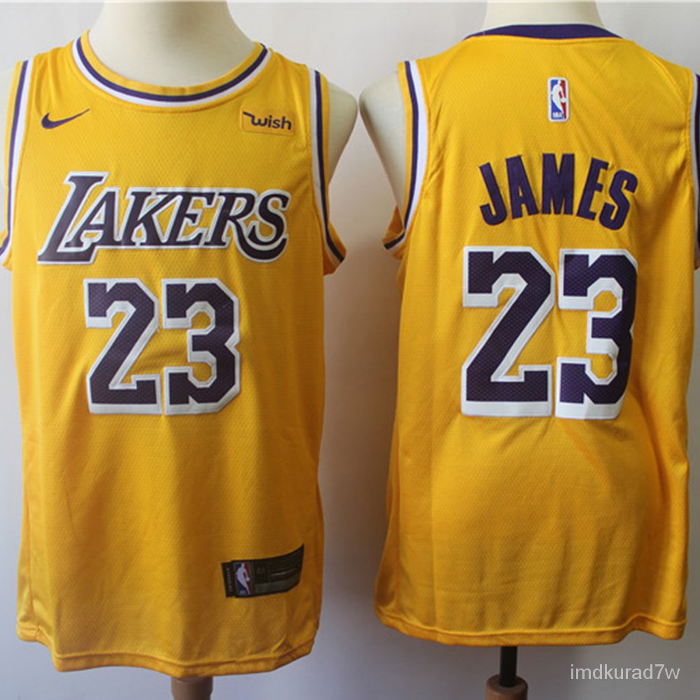 lebron lakers stitched jersey